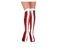 Wonder Woman Boot Tops Ladies PVC Superhero Fancy Dress Accessory