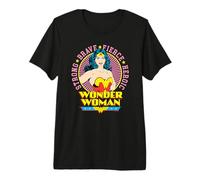 Wonder Woman Circle Portrait Premium T-Shirt