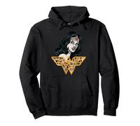 Wonder Woman Core Retro Pullover Hoodie, Adult Unisex, Black, Small