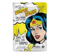 Wonder Woman Cosmetic Face Sheet Masks | Mad Beauty | DC Comics, Watermelon Infused, Aloe Vera, Hydrating, Soothing, Nourishing - Fun Skincare Gift