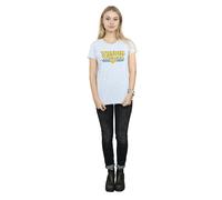 Wonder Woman Crackle Logo Cotton T-Shirt DC Comics Grey L