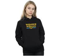 Wonder Woman Crackle Logo Hoodie DC Comics Black L