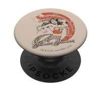 Wonder Woman Deflecting with Bracelets PopSockets Adhesive PopGrip