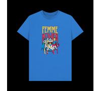 Wonder Woman Femme Power Unisex T-Shirt Wonder Woman Bright Blue 2XL