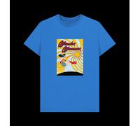 Wonder Woman Flying Royal Blue T-Shirt Wonder Woman Bright Blue L