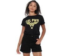 Wonder Woman Girl Power Fashion T-Shirt DC Comics Black XL