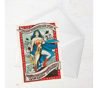 Wonder Woman Happy Father's Day To My Mum Greetings Card - Large Card
