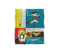 Wonder Woman Icons Silky Touch Super Soft Throw Blanket 152 X 127 cm Warner Bros. White One Size