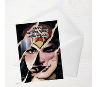 Wonder Woman International Women's Day Greetings Card - Standard Card
