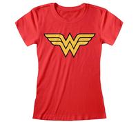 s Wonder Woman - Logo Re - Medium - Womens - New fitted t-shirt - U777z