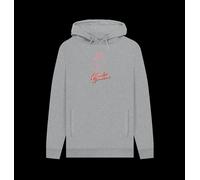 Wonder Woman Pink Outline Heather Grey Hoodie Wonder Woman Light Grey M