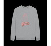 Wonder Woman Pink Outline Heather Grey Sweatshirt Wonder Woman Light Grey L