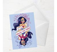 Wonder Woman Powers Happy Birthday Greetings Card - Large Card