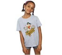 Wonder Woman Stars Cotton T-Shirt DC Comics Grey 7-8 Years
