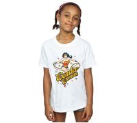Wonder Woman Stars Cotton T-Shirt DC Comics White 9 Years