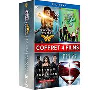 Wonder Woman + Suicide Squad + Batman v Superman : L'Aube de la Justice + Man of Steel [Blu-Ray]