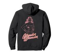 Wonder Woman Super Hero Girl Power DC Comics Logo Art Line Pullover Hoodie