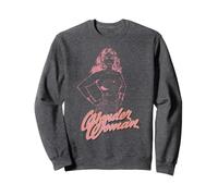 Wonder Woman Super Hero Girl Power DC Comics Logo Art Line Sweatshirt