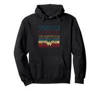 Wonder Woman Truth Love Justice Vintage Hero Design PAPL710 Pullover Hoodie