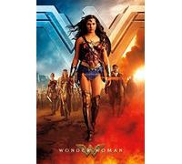 Wonder Woman V3 Movie Poster Framed or Unframed Glossy Poster (A3-297 × 420 mm Unframed)