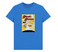 Wonder Woman Women's Flying T-Shirt in Blue | Size: Medium Wonder Woman Blue M