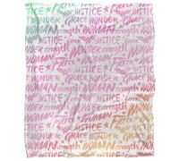 Wonder Woman Words of Wisdom Silky Touch Super Soft Throw Blanket 152 X 127 cm