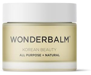 WONDERBALM Multi Use Balm All Purpose Skin Moisturising Cream for Face Body Hair Lips & Cuticles Hydrating Fast Absorbing Vegan Natural Skincare Korean Beauty Multi Award Winning British Brand (50ml)