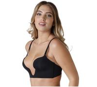 Wonderbra Multiway Ultimate Plunge Bra Deep U Plunge Black Bra Size 38E