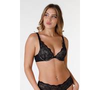 Wonderbra Women Cleavage Triangle Bra Triangle Bra, Black, 36DD