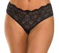 Wonderbra Women Lace Shorty Brief, Black, XL