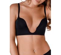 Wonderbra Women Ultimate Plunge Bra, Black, 34DD