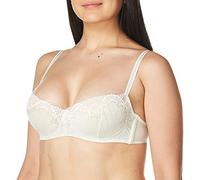 Wonderbra Women's Refined Glamour Balconette Bra, Semi-Sheer, Ivory, 36A