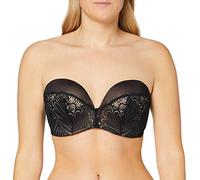 Wonderbra Women's Refined Glamour Ultimate Strapless Everyday Bra, Black - Black, 36B UK