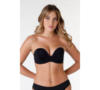 Wonderbra Women Ultimate Strapless Bra, Black 36FF