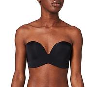 Wonderbra Women's Ultimate Strapless Everyday Bra, Black (Black 1001), 36E UK