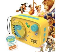 WonderBuddy Kids Story Box Audio Player, 500+ Pre-Installed Stories & Rhymes, Storywriting, DIY Art Kit, Voice Recorder, Content Upgrade, Bluetooth, Birthday Gift for Boys and