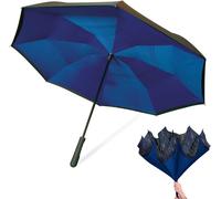 WonderDry Automatic Umbrella Reverse Inside Out Drip Free Windproof Waterproof