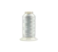 WonderFil, Specialty Threads, InvisaFil, 2-Ply Cottonized Soft Polyester, Silk-Like Thread for Fine Sewing, 100wt - Sky Grey,2500m