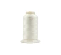 WonderFil, Specialty Threads, InvisaFil, 2-Ply Cottonized Soft Polyester, Silk-Like Thread for Fine Sewing, 100wt - Off White, 2500m