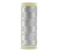 WonderFil, Specialty Threads, InvisaFil, 2-Ply Cottonized Soft Polyester, Silk-Like Thread for Fine Sewing, 100wt - Winet Sky Grey, 400m