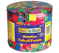 Wonderfoam Assorted Shape Decorative Foam Shape, Assorted Size, Assorted Color, 0.5 lb Tub, Pack of 3000
