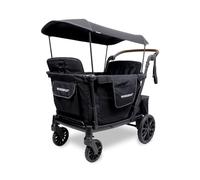 WonderFold L4 Quad Stroller Wagon - Black