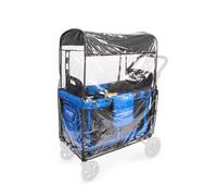 WONDERFOLD Stroller Rain Cover Made with Lightweight Transparent Sheet Featuring Small Ventilation Holes and Hook and Loop Closure Entrance for Easy Access (W2 OG)