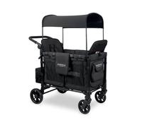 Wonderfold W2 Elite Double Stroller Wagon - Volcanic Black