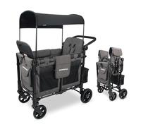 Wonderfold W2 Elite Double Stroller Wagon - Charcoal Grey