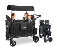 WonderFold W4 Elite Stroller Wagon Volcanic Black