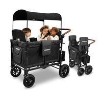 WonderFold W4 Luxe Stroller Wagon Volcanic Black