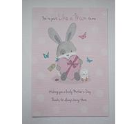 WONDERFUL COLOURFUL YOURE JUST LIKE A MUM MOTHERS DAY GREETING CARD