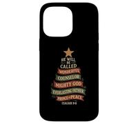 Wonderful Counselor Christian Christmas Bible Verse Design Case for iPhone 14 Pro Max