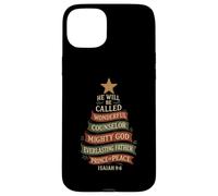 Wonderful Counselor Christian Christmas Bible Verse Design Case for iPhone 15 Plus